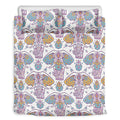 Indian Flower Elephant Pattern Print Duvet Cover Bedding Set