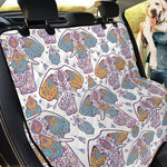 Indian Flower Elephant Pattern Print Pet Car Back Seat Cover