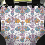Indian Flower Elephant Pattern Print Pet Car Back Seat Cover