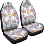 Indian Flower Elephant Pattern Print Universal Fit Car Seat Covers