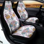 Indian Flower Elephant Pattern Print Universal Fit Car Seat Covers