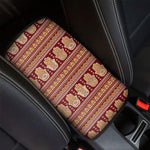 Indian Hamsa Hand Print Car Center Console Cover