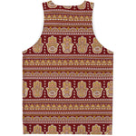 Indian Hamsa Hand Print Men's Tank Top