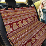 Indian Hamsa Hand Print Pet Car Back Seat Cover