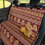 Indian Hamsa Hand Print Pet Car Back Seat Cover