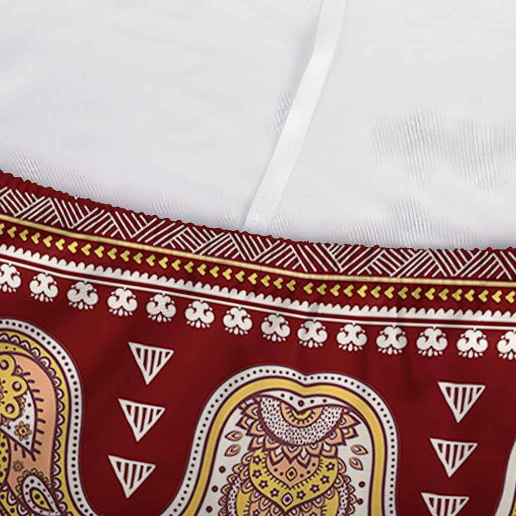 Indian Hamsa Hand Print Sofa Cover