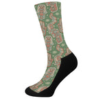 Indian Hamsa Pattern Print Crew Socks
