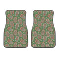 Indian Hamsa Pattern Print Front Car Floor Mats