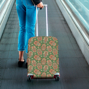 Indian Hamsa Pattern Print Luggage Cover