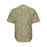 Indian Hamsa Pattern Print Men's Baseball Jersey