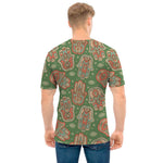 Indian Hamsa Pattern Print Men's T-Shirt