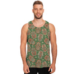 Indian Hamsa Pattern Print Men's Tank Top