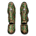 Indian Hamsa Pattern Print Muay Thai Shin Guards