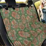 Indian Hamsa Pattern Print Pet Car Back Seat Cover