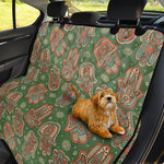 Indian Hamsa Pattern Print Pet Car Back Seat Cover