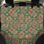 Indian Hamsa Pattern Print Pet Car Back Seat Cover