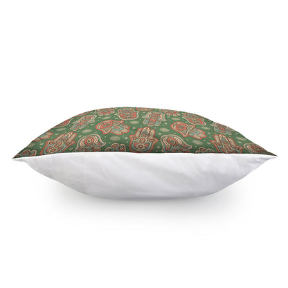 Indian Hamsa Pattern Print Pillow Cover