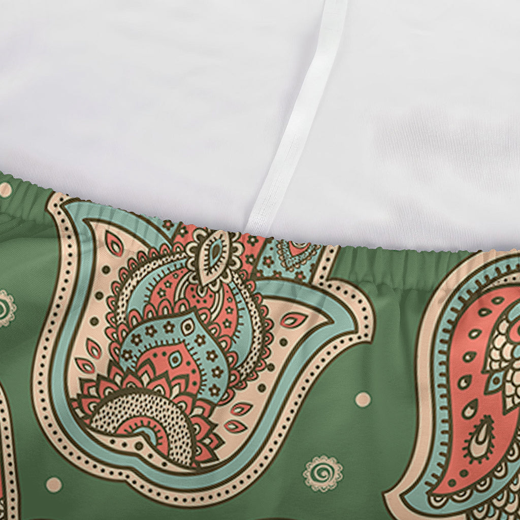 Indian Hamsa Pattern Print Sofa Cover
