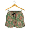 Indian Hamsa Pattern Print Women's Shorts