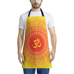 Indian Om Sign Print Apron