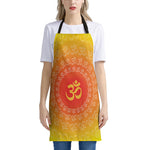 Indian Om Sign Print Apron