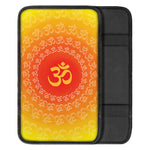 Indian Om Sign Print Car Center Console Cover