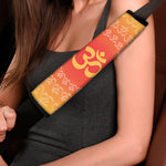 Indian Om Sign Print Car Seat Belt Covers