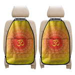 Indian Om Sign Print Car Seat Organizers