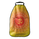 Indian Om Sign Print Car Seat Organizers