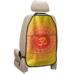 Indian Om Sign Print Car Seat Organizers