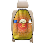 Indian Om Sign Print Car Seat Organizers