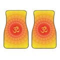 Indian Om Sign Print Front Car Floor Mats
