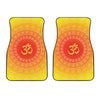 Indian Om Sign Print Front Car Floor Mats