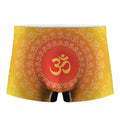 Indian Om Sign Print Men's Boxer Briefs