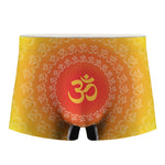 Indian Om Sign Print Men's Boxer Briefs