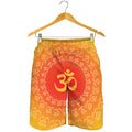 Indian Om Sign Print Men's Shorts