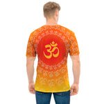 Indian Om Sign Print Men's T-Shirt