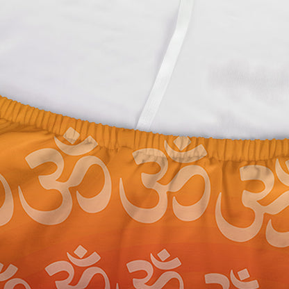 Indian Om Sign Print Sofa Cover