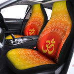 Indian Om Sign Print Universal Fit Car Seat Covers