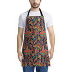 Indian Paisley Pattern Print Apron