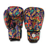 Indian Paisley Pattern Print Boxing Gloves