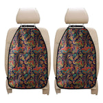 Indian Paisley Pattern Print Car Seat Organizers