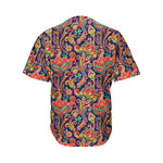 Indian Paisley Pattern Print Men's Baseball Jersey