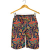 Indian Paisley Pattern Print Men's Shorts