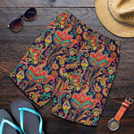 Indian Paisley Pattern Print Men's Shorts