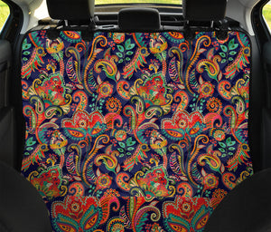 Indian Paisley Pattern Print Pet Car Back Seat Cover