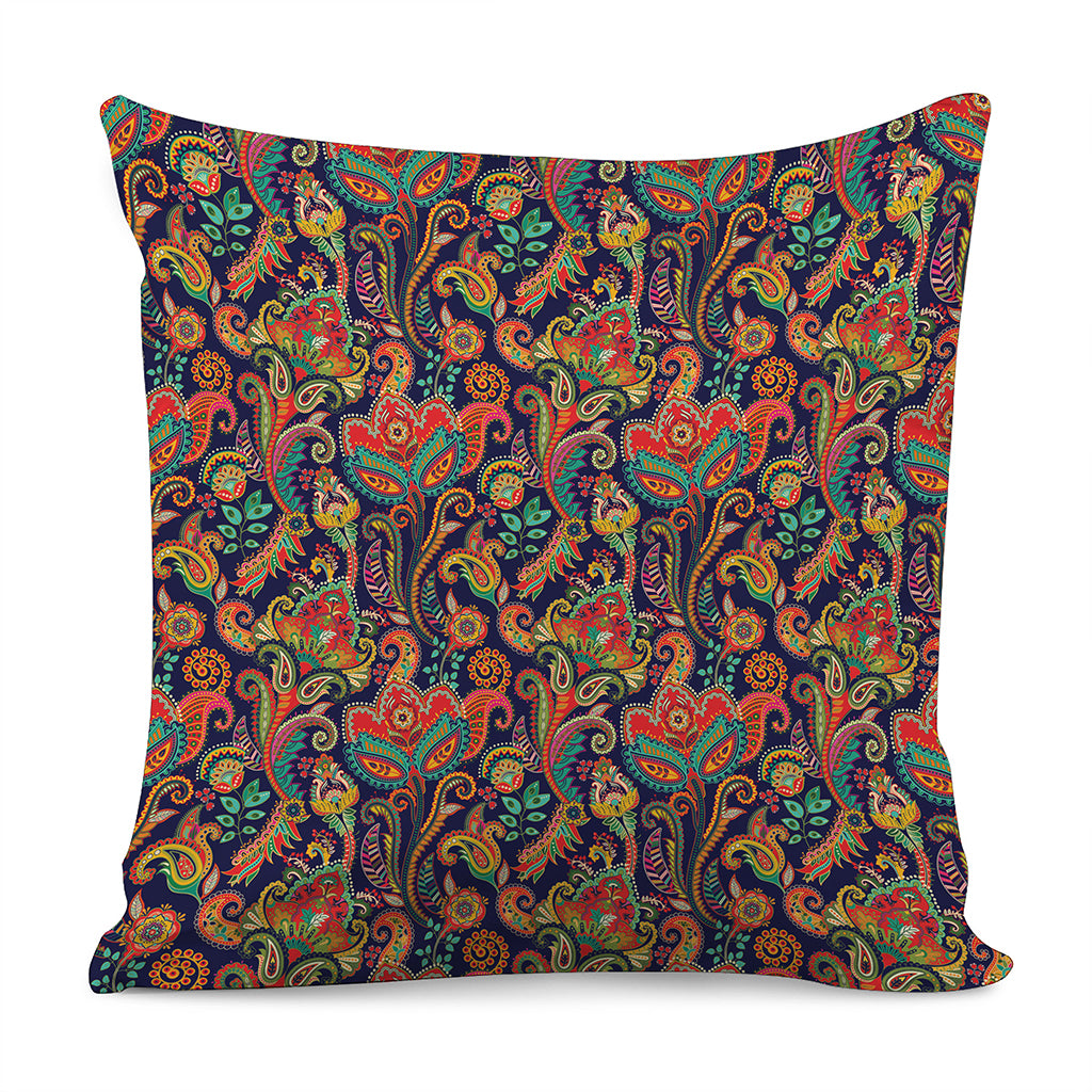Indian Paisley Pattern Print Pillow Cover