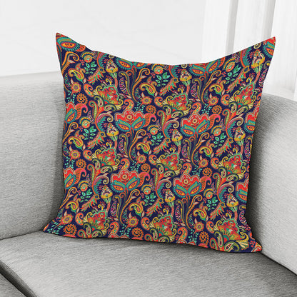 Indian Paisley Pattern Print Pillow Cover