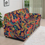 Indian Paisley Pattern Print Sofa Cover