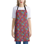 Indian Patchwork Pattern Print Apron